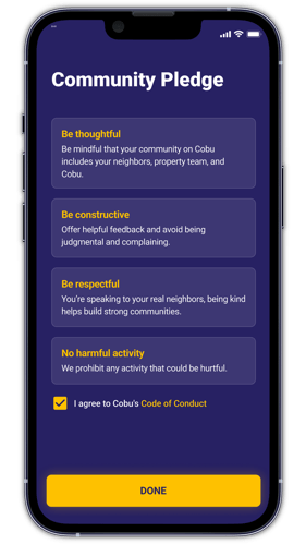 Cobu Community Pledge